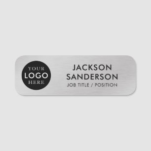Porte-nom Logo d'entreprise personnalisé pour le personnel