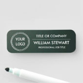 Porte-nom Logo d'entreprise personnalisé professionnel Perso (En situation)