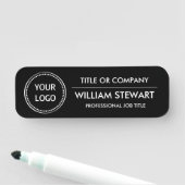 Porte-nom Logo d'entreprise personnalisé professionnel Perso (En situation)