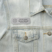 Porte-nom Logo d'entreprise personnalisé professionnel Perso (En situation)