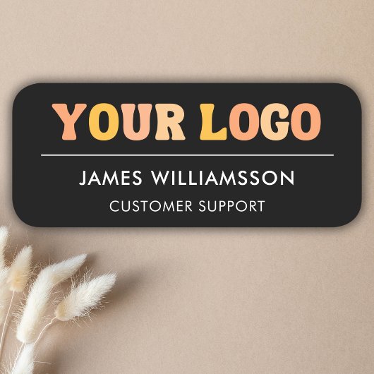 Porte-nom Logo d'entreprise Personnel employé moderne Magnét