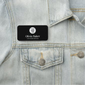 Porte-nom Logo d'entreprise simple et épuré (En situation)