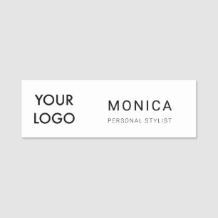 Porte-nom Logo d'entreprise Simple Professional
