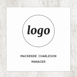 Porte-nom Logo Employé Équipe Personnel Magnétique ou Épingl