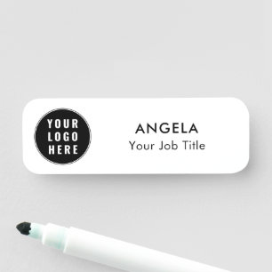Porte-nom Logo et site de votre entreprise Entreprise