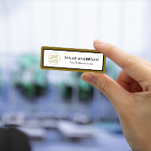 Porte-nom Logo moderne, nom et titre