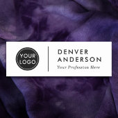 Porte-nom Logo moderne, nom et titre