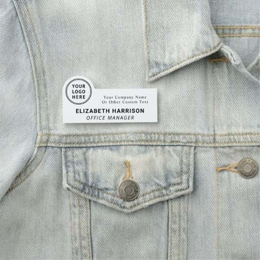 Porte-nom Logo moderne Professionnel (En situation)