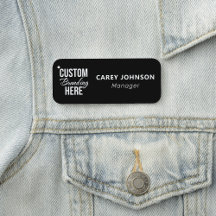 Logo noir magnétique