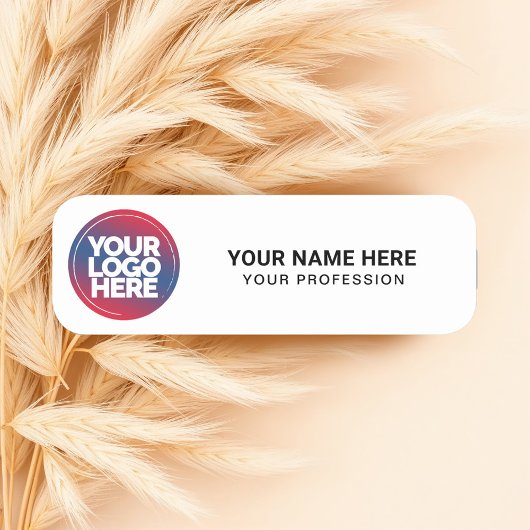 Porte-nom Logo personnalisé Code magnétique ou code de sécur