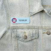 Porte-nom Logo personnalisé Code magnétique ou code de sécur (En situation)