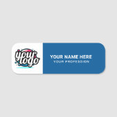Porte-nom Logo personnalisé Code magnétique ou code de sécur (Devant)