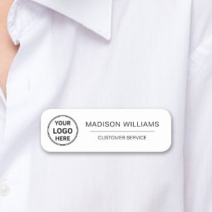 Porte-nom Logo personnalisé Employé Magnétique