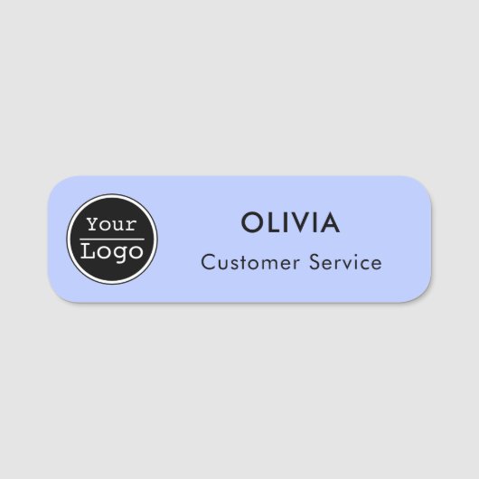 Porte-nom Logo Personnalisé Employé Nom De L'Épingle Magnéti (Devant)