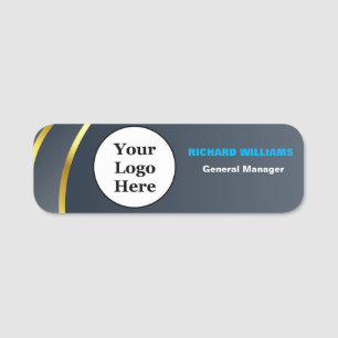 Porte-nom Logo Personnalisé Employé Pin Magnétique Ou De Séc