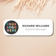 Logo Personnalisé Employé Pin Magnétique Ou De Séc