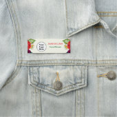 Porte-nom Logo Personnalisé Employé Pin Magnétique Ou De Séc (En situation)