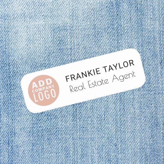 Porte-nom Logo personnalisé Employé Réaliseur magnétique