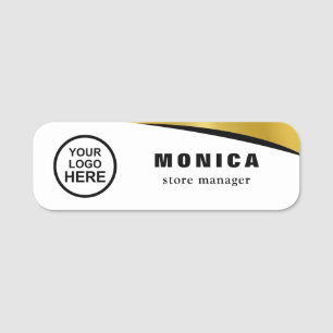 Porte-nom Logo Personnalisé Employé Sécurité magnétique Pin