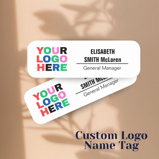 Porte-nom Logo personnalisé Épingle magnétique de l'employé 