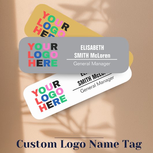 Porte-nom Logo personnalisé Épingle magnétique de l'employé 