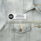 Porte-nom Logo Personnalisé Personnel d'entreprise Nom de l' (En situation)