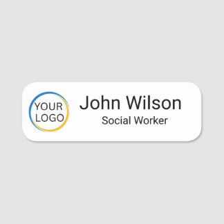 Porte-nom Logo personnalisé pour employés et entreprises per