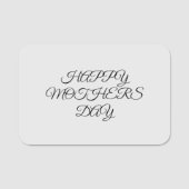 Porte-nom Logo personnalisé simple et élégant ici société g (Devant)