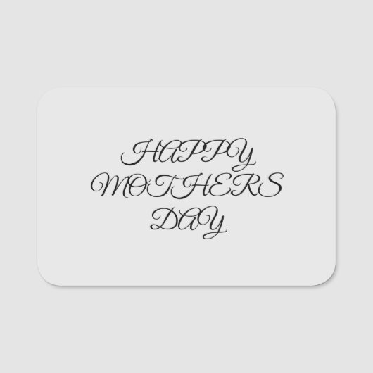 Porte-nom Logo personnalisé simple et élégant ici société g (Devant)