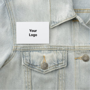 Porte-nom Logo personnalisé simple et élégant ici société g