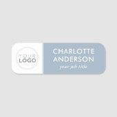 Porte-nom Logo personnalisé titre d'emploi de l'employé affa (Devant)