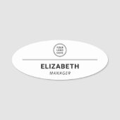 Porte-nom Logo professionnel (Devant)