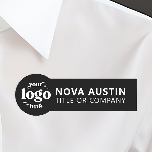 Porte-nom Logo Professionnel Entreprise Employé Magnétique O