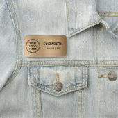 Porte-nom Logo professionnel Gold (En situation)