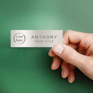 Porte-nom Logo professionnel simple et moderne sur Pearl Met
