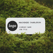 Porte-nom Logo Simple Minimaliste