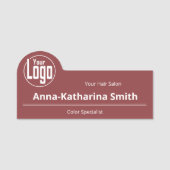 Porte-nom Logo Smoky Topaz Business & Expertise Employé (Devant)