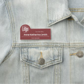 Porte-nom Logo Smoky Topaz Business & Expertise Employé (En situation)