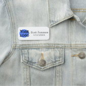 Porte-nom Logo Volontaire Personnalisé (En situation)