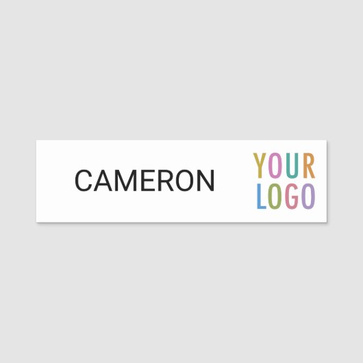 Porte-nom Longue 3,5 pouces Nom Balise Logo Magnetic Profess (Devant)
