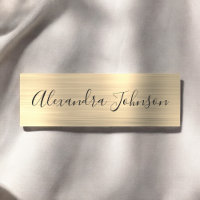 Luxe Gold Foil Moderne Professionnel