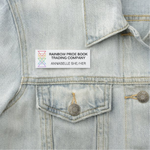 Porte-nom Magasin de Fierté Gay de la Société du Triangle Ar