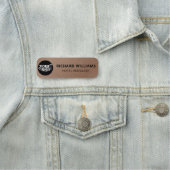 Porte-nom Magnétique personnalisé | Employé de la brosse de  (En situation)