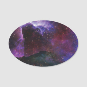 Porte-nom Magnifique Galaxie Motif de l'espace extra-atmosph