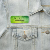 Porte-nom Magnifique Parties scintillant verte moderne et él (En situation)