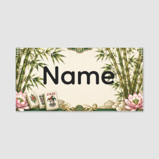 Porte-nom Mahjong