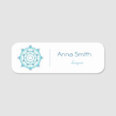 Porte-nom Mandala (Devant)