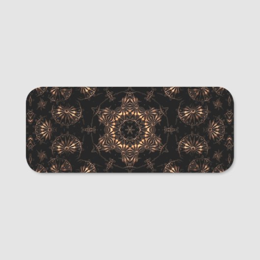 Porte-nom Mandala de l'âge de bronze (Devant)