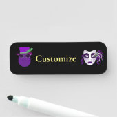 Porte-nom Mardi Gras Y'all Thunder_Cove (En situation)