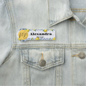 Porte-nom Méditerranéen Bliss Restaurant Moderne Employé (En situation)